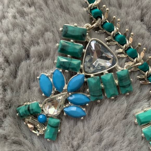 Turquoise Statement Necklace - Picture 2 of 5